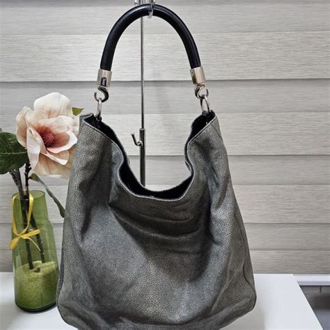 ysl roady stingray|Yves Saint Laurent Large Roady Hobo Handbag with Stingray .